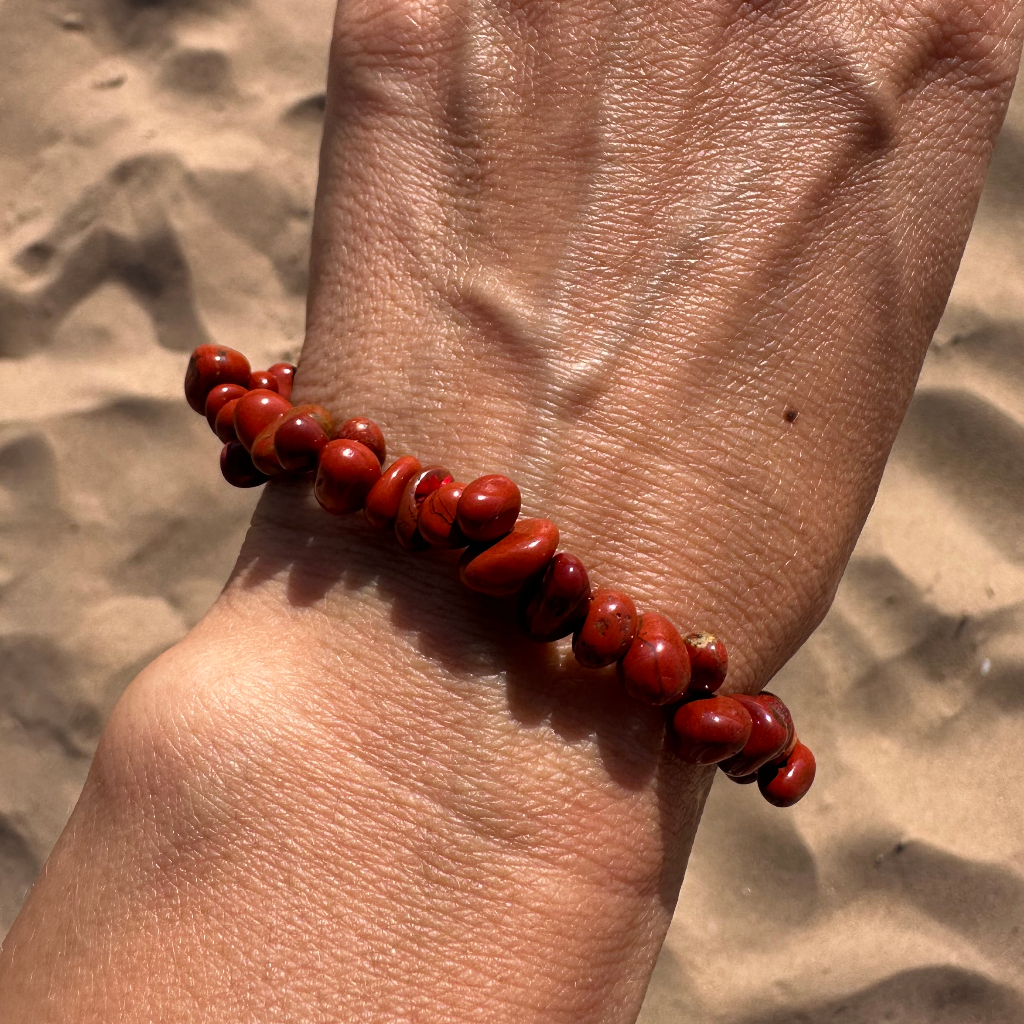 Bransoletka Jaspis czerwony - obrazek 3
