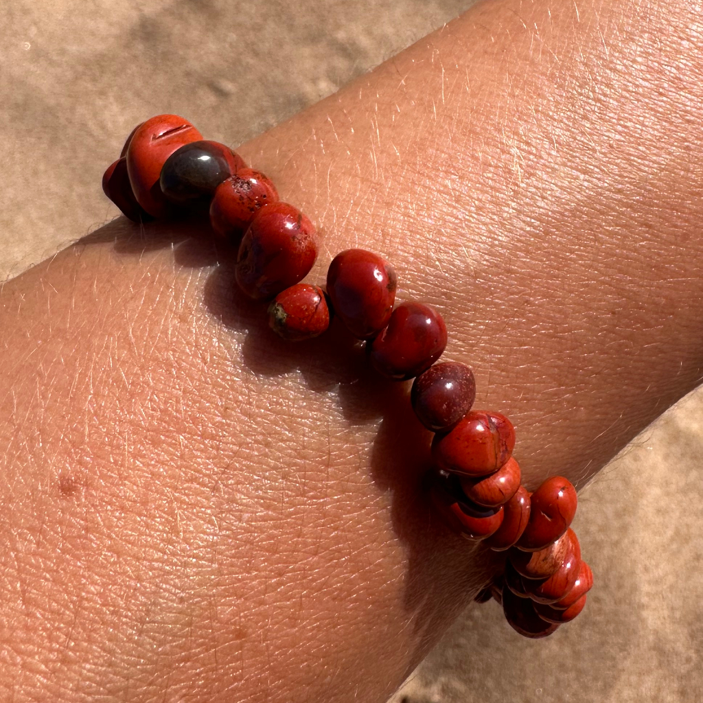 Bransoletka Jaspis czerwony - obrazek 4