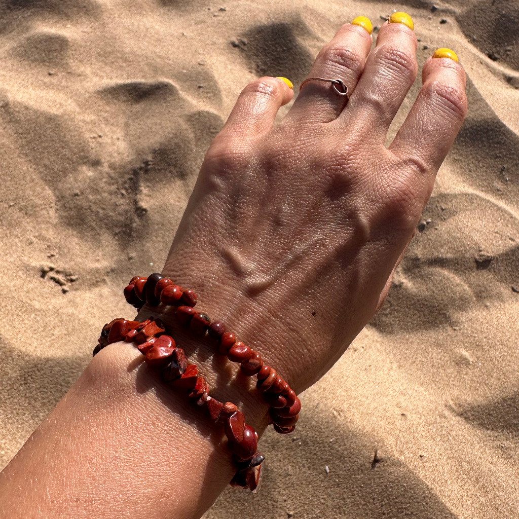 Bransoletka Jaspis czerwony - obrazek 5