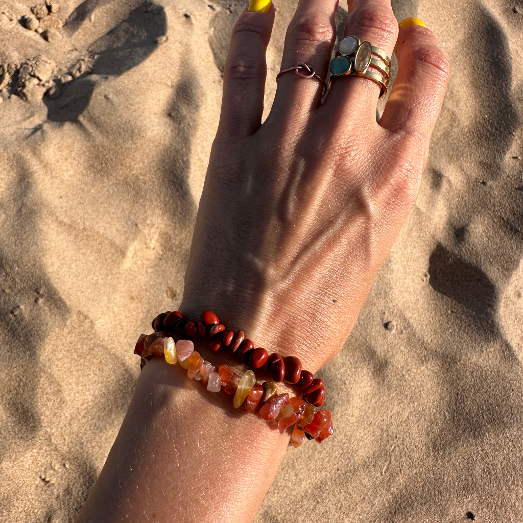 Bransoletka Jaspis czerwony - obrazek 6