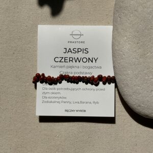 Bransoletka Jaspis czerwony
