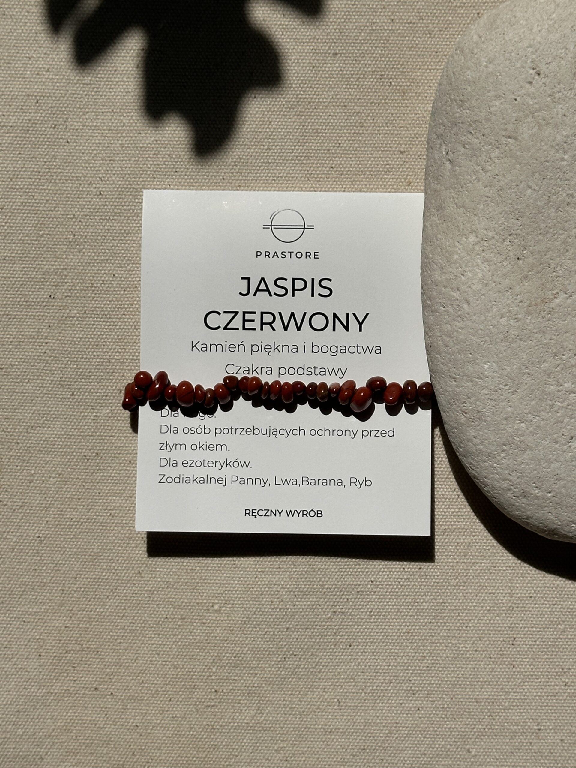 Bransoletka Jaspis czerwony