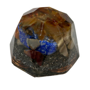 Orgonit Bryła Kryształowa Kalcyt Miodowy M