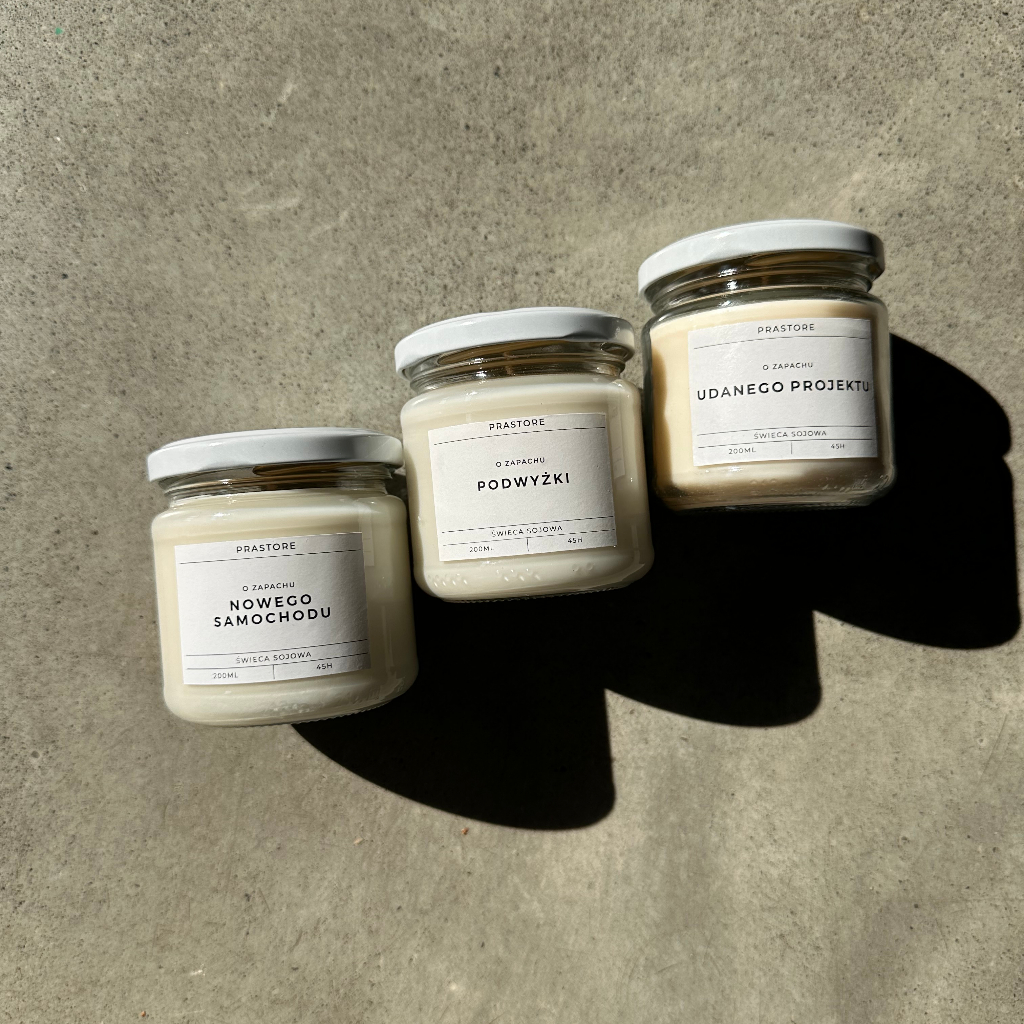 Świeca o Zapachu Nowego Samochodu