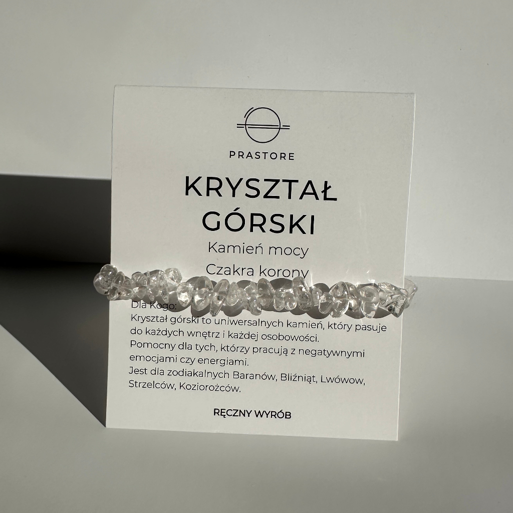 Bransoletka Kryształ Górski - obrazek 2